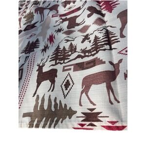 Home Studio Woodland Southwest Tablecloth 56x96" Rectangle Deer Trees Moose